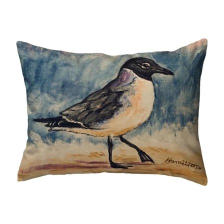 Betsy Drake KS1202 11 x 14 in. Laughing Gull Small Noncorded Pillow