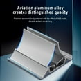 thumbnail image 2 of MesaSe Vertical Laptop Stand Holder | Gravity Auto Locking Holder Storage Dock | Stable Stand for Desk Organization  Space Saving  Fits Multiple Tablets  Laptops  and Books, 2 of 6