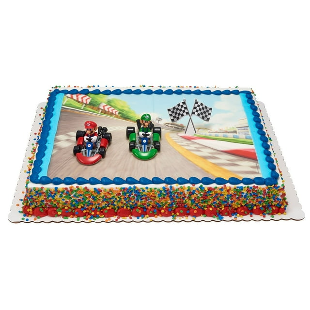 Super Mario Half Sheet Cake