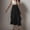 Black, variant on Women's High Waisted A Line Skirt With Layered Design Flattering And Mid Length Solid Color Irregular Hem Skirt Stretchy Skirt under Skirt Fluff Spandex Skirts for Women Swimsuit Wrap Skirt Women