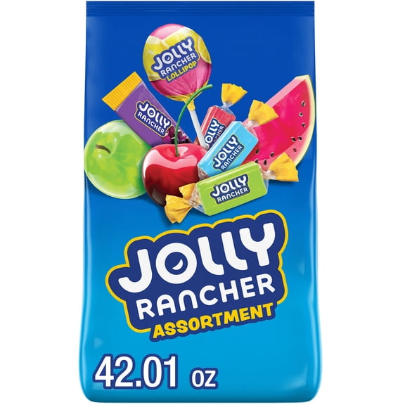 Jolly Rancher Assorted Fruit Flavored Candy, Bulk Bag 42.01 oz