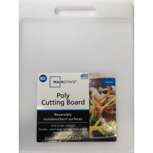 Mainstays Poly 8.5" x 11" Cutting Board
