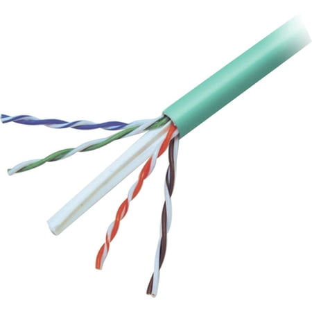 UPC: 0745883806409 | Belkin – Bulk cable – TAA Compliant – 499 ft – 0.2 in – UTP – CAT 6 – plenum  solid – green