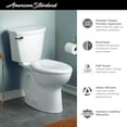 thumbnail image 6 of American Standard Cadet® PRO 2-Piece 1.6 GPF Porcelain Enamel  Elongated Toilet in White, No Seat, 6 of 8