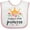 White and Pink, variant on Inktastic Daddy's Little Princess Girls Baby Bib