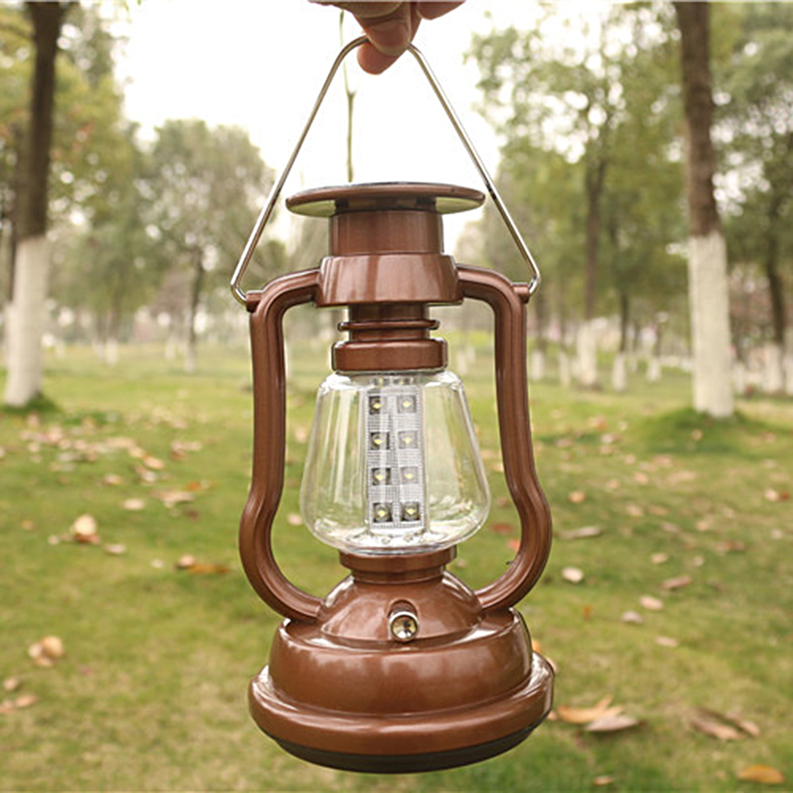 Tresda Camping Lantern Rechargeable, 370LM Dimmable LED Vintage Battery  Powered Lanterns, Waterproof LED Retro Camping Lights for Camping, Power