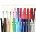thumbnail image 1 of 3 Inch - 36 Inch Silver Separating Jacket Zippers, 5 Teeth Zippers, Y-Teeth Heavy Duty Metal Zippers For Jackets, Large Metal Zippers - [Kyezi Design & Craft] (Mixed - Random Color, 28" - 10 Zippers), 1 of 2