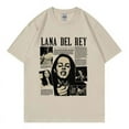 thumbnail image 4 of Summer T-Shirt Oversize Unisex Lana Del Rey Ldr Sailing Tan T Shirt Soft Tee Vintage Shirt Harajuku Casual Women T Shirt Female Black899 XL, 4 of 6