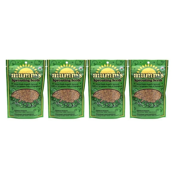 Mélange de graines de rehaussant pour sandwich Mumm’s - 4 sachets