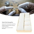 thumbnail image 3 of Boîte de Rangement pour Pièces de Montre en Plastique Empilable 5 Compartiments Boîte de Rangement en Caoutchouc pour Outils de Réparation Petites Pièces, 3 of 8