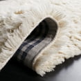 thumbnail image 5 of Safavieh Flokati Gisselle Solid Wool Shag Area Rug, Ivory, 6' x 9', 5 of 11