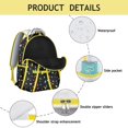 thumbnail image 4 of Colorful Polka Dots School Backpack Minimalist Dots and Geometric Pattern Design Fashion Travel Bag for Students, 4 of 6