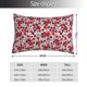 thumbnail image 2 of Fotbe Red Hawthorn Funda de Almohada Decorativa Estilo Occidental, Lujo en Algodón, Fundas para Almohadas King, Cojín Estampado para Decoración del Hogar-20"x30", 2 of 6