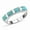 Blue, variant on Blue Turquoise Band Ring for Women, 925 Sterling Silver Size 6