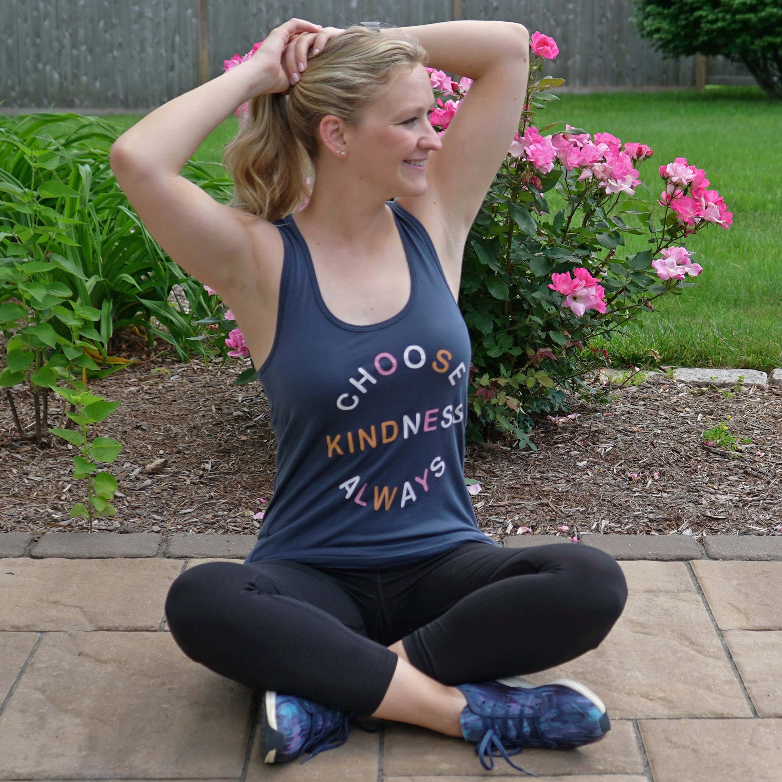 Simply Threads Women's Active Choose Kindness Always Graphic Tank Top