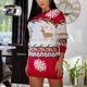 thumbnail image 4 of Vestidos de Navidad Para Mujer Vestido de Punto de Manga Larga Ajustado Con Cuello Redondo Odeerbi ODB186741, 4 of 8