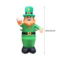 thumbnail image 4 of Muñeca inflable de San Patricio para decoración de jardín, decoración de fiesta temática interior y exterior, 4 of 5