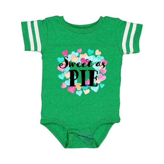 Inktastic Sweet As Pie Hearts Boys or Girls Baby Bodysuit