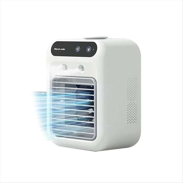 Mini Aire Acondicionado Portátil, Mini Enfriador Evaporativo Recargable, Ventilador Personal para Espacios Pequeños Al Aire Libre.
