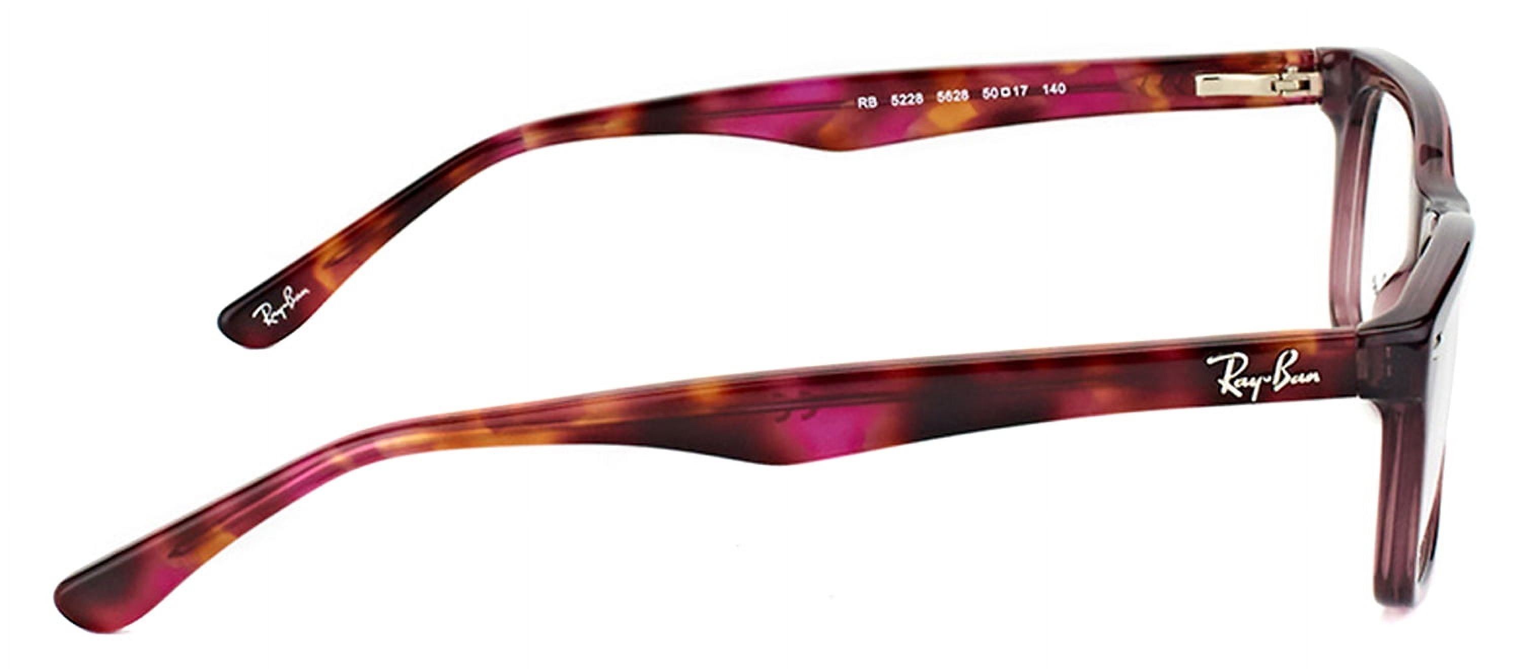Ray-Ban eyeglasses RX5228 (5628) opal brown with demo lenses, 50mm