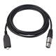 thumbnail image 1 of Cable de micrófono Baoblaze USB a XLR 3m, 1 of 8