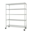 thumbnail image 3 of TRINITY EcoStorage® 5-Tier Commercial Wire Shelving Rack, 60x24x72 - NSF, 3 of 9