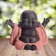 thumbnail image 5 of Pequeña estatua de cerámica de Buda feliz Maitreya Figura decorativa Accesorios de té, A, 5 of 9
