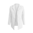 thumbnail image 4 of Leesechin Clearance Women's Casual Blazer Jackets Suit Colored Long Sleeve For Business Office White, 4 of 7