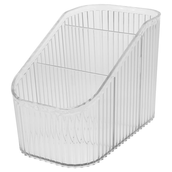 Homoyoyo Transparent Acrylic Cosmetic Organizer for Vanity Storage and Brush Holder