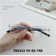 thumbnail image 4 of Gafas personalizadas con placa y virola, gafas a la moda, montura de gafas anti-azul, 4 of 5