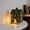 D, variant on FYHALE Mini Ceramic Houses with LED Lights, Decorative Glowing Cottage Set for Desktop Home and Festive Decor