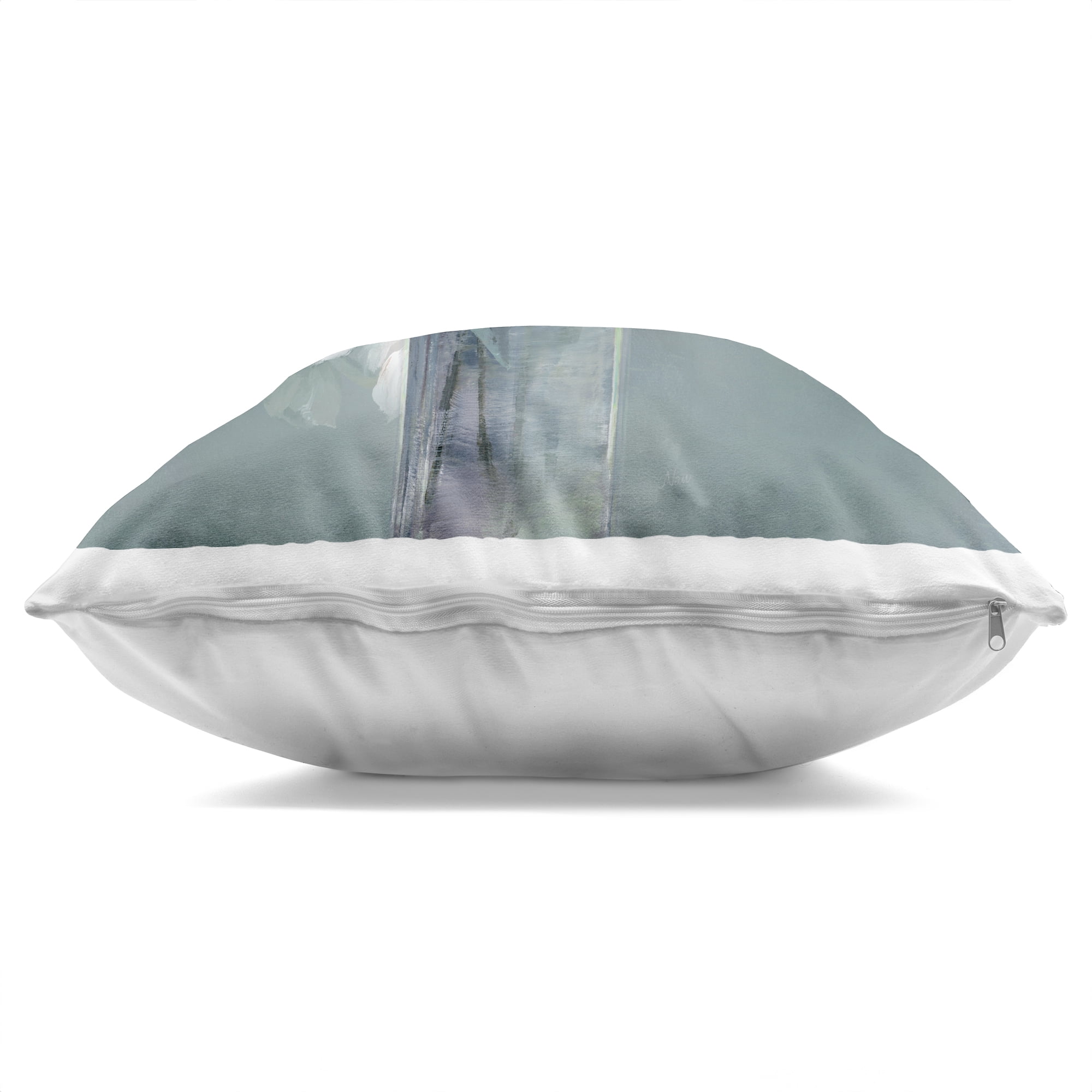 Stupell Industries White Peony Impression in Vase Decorative Printed Throw Pillow, design by Nan, 18 x 7 x 18