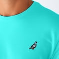 thumbnail image 5 of Dalix Pigeon Embroidered Cotton Tee Lightweight Jersey Mens in Teal S Small, 5 of 5
