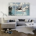 thumbnail image 2 of ARTCANVAS Fishing Boats - Key West 1903 Canvas Art Print by Winslow Homer - Size: 60" x 40" (1.50" Deep) (3-Piece), 2 of 9