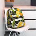 thumbnail image 6 of Goofa Orange and Lemon Print Casual Backpack for Women Men,Waterproof High School Bookbag,Lightweight Travel Daypack,Classic College Backpack,Laptob Backpack, 6 of 6