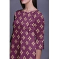 thumbnail image 3 of Bimba Long Straight Dresses For Women Printed 3/4 Sleeve Indian Clothing, 3 of 6