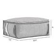 thumbnail image 2 of Unique Bargains 1 Pack Clothes Storage Bags Moving Bags Gray 20.5*13*8in, 2 of 7