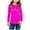 Hot Pink, variant on Odeerbi Teen Boys Girls Long Sleeve Shirt Fall Winter Base Layer Cartoon Printed Undershirt Cute Print Shirts Crewneck Tops Dressy Casual Blouses Kids Clothes Olive Green