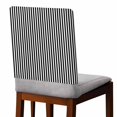 thumbnail image 2 of Black White Stripe Chair Back Covers, Removable Chair Covers for Dining Chairs Set of 4, Washable Chairs Slipcovers Back Seat Protector for Wedding Party 19"x20", 2 of 9