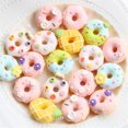 5 Pcs New Mini Donut Beads For Jewelry Making Bulk Beads To Make