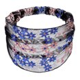 thumbnail image 2 of Diadema Soledad Diadema elástica de encaje suave turte Azul + rosa, 2 of 10
