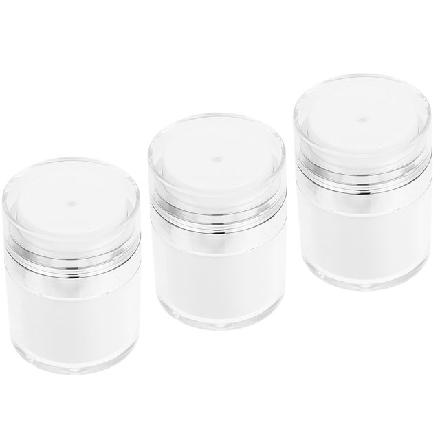 FESTFENDS 3Ud Frascos Acrílicos Para Crema Multiusos Resistentes Para Almacenar Lociones Y Cosméticos