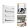 thumbnail image 2 of pitrice Air Dryer Vent Cover Outlet Grille Covers Retaining Wall Ducts Shutter Replacement Part Ventilation Kitchen Factory 4 Inch, 2 of 8