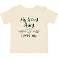 thumbnail image 3 of Inktastic My Great Aunt Loves Me Heart Boys or Girls Baby T-Shirt, 3 of 5