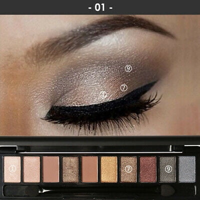 Christmas Palette 10 Color Naked Nude Eye Shadow Palette Eyeshadow Shade Makeup Cosmetic Xmas ()