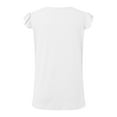 thumbnail image 5 of Beach Vacation Clothes for Women Cropped Thick Strap Top Boys Undershirts X Curved Top Camisole with Bra Bra plus Camisole with Padded for Women Cute Tops Juniors Crop Tops Big Girls White 2XL, 5 of 6