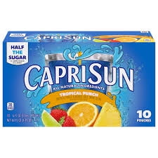 Capri Sun Tropical Punch Juice Drink Blend 10 pk Pouches - 6 oz