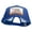 Royal, variant on California State Flag Patched Big Size Solid Cotton Twill High Profile Mesh Pro Style Cap - Black XL-3XL