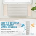 thumbnail image 2 of HOMEIORA 1pc Indoor Air Conditioner Cover AC Cover for Inside Window Unit, 27.5" (L) x 20" (H) x 3.5" (D), White, 2 of 8