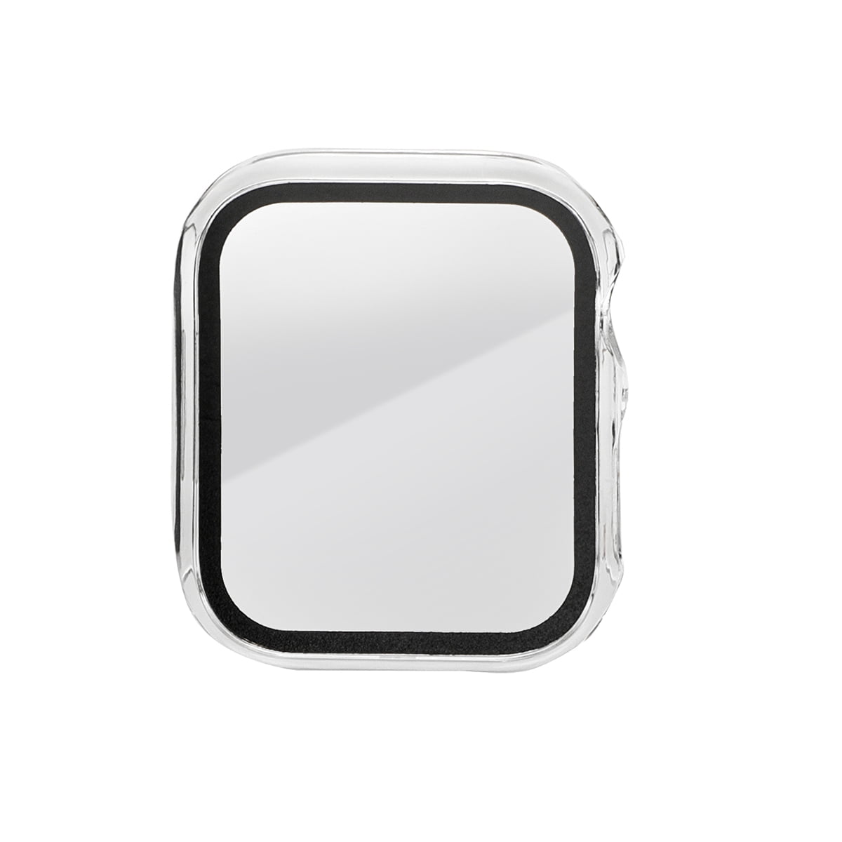 Onn Apple Watch 41mm Clear Bumper Case with Screen Protector, Unisex